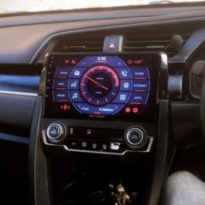 Woodman BIG B Gold Android Car Stereo for Honda New Civic- 9 Inch (4G SIM SLOT/DSP) (2GB /32GB)