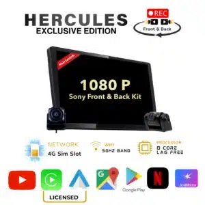 Woodman Hercules Exclusive Edition | 4GB RAM | Front & Back Cams with Recording