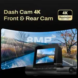 [2025 Launch] Woodman SONY IMX 304 4K Car Dash Camera - Front & Back | with GPS | WiFi Mobile APP