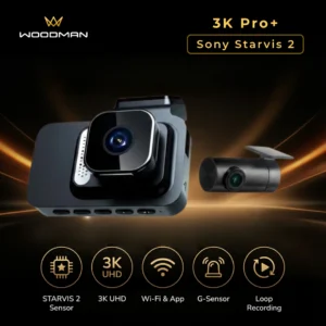 Woodman 3K Pro+ STARVIS 2 car dash camera