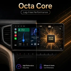 Woodman BigB Android Car Stereo | Android 15 | 4GB + 64GB | Octa-Core