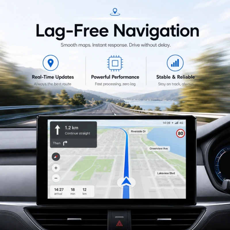 Woodman BIG B Android Stereo for Maruti Baleno 9″ HD IPS Display & Gorilla Glass (4GB / 64GB)