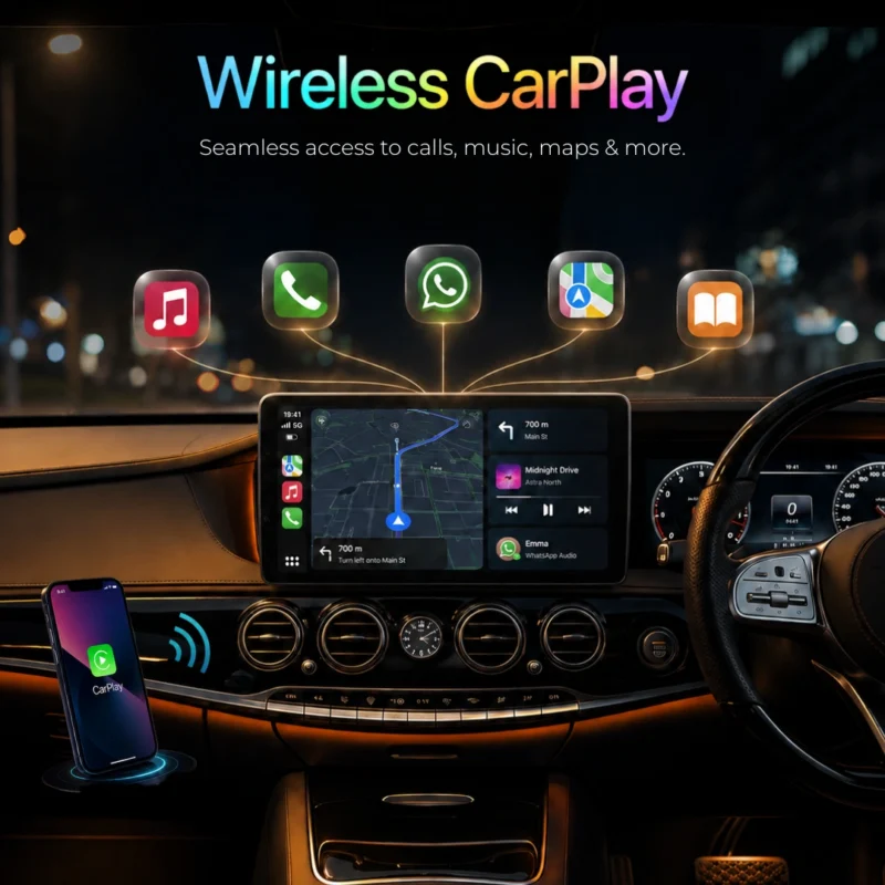 Woodman BigB Android Car Stereo | Android 15 | 4GB + 64GB | Octa-Core