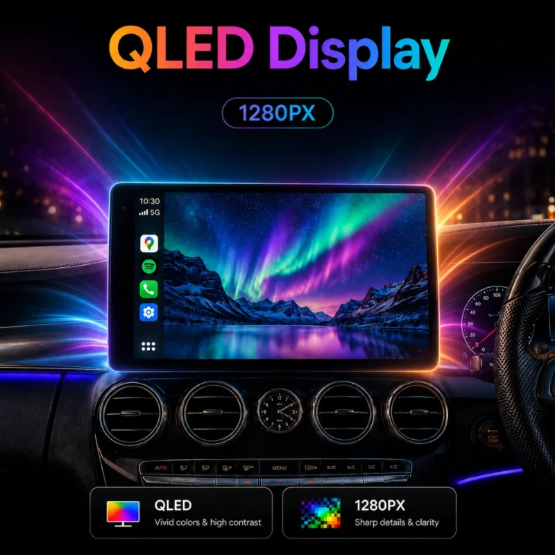 Woodman BIG B Android Stereo for Maruti Baleno 9″ HD IPS Display & Gorilla Glass (4GB / 64GB)