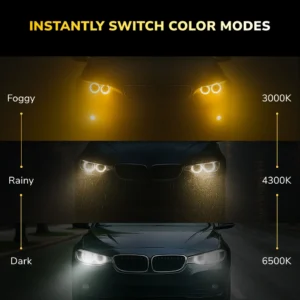 Woodman 240W  3-in-1 Car LED lights with App & Remote (2 Year Warranty)