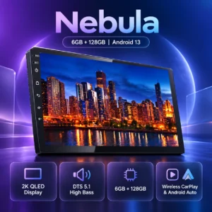 Woodman Nebula 6GB Android 13 Android Music Player | 2K Display | DTS 5.1 Sound